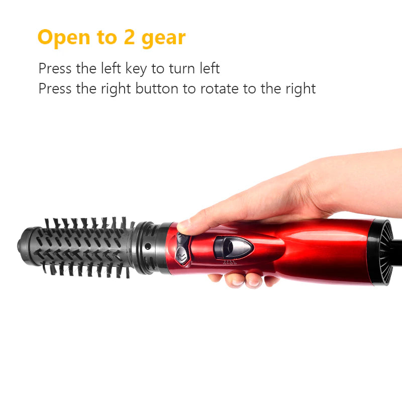 VibraLuxe - 3 in 1 Rotating Electric Hair Straightener Brush