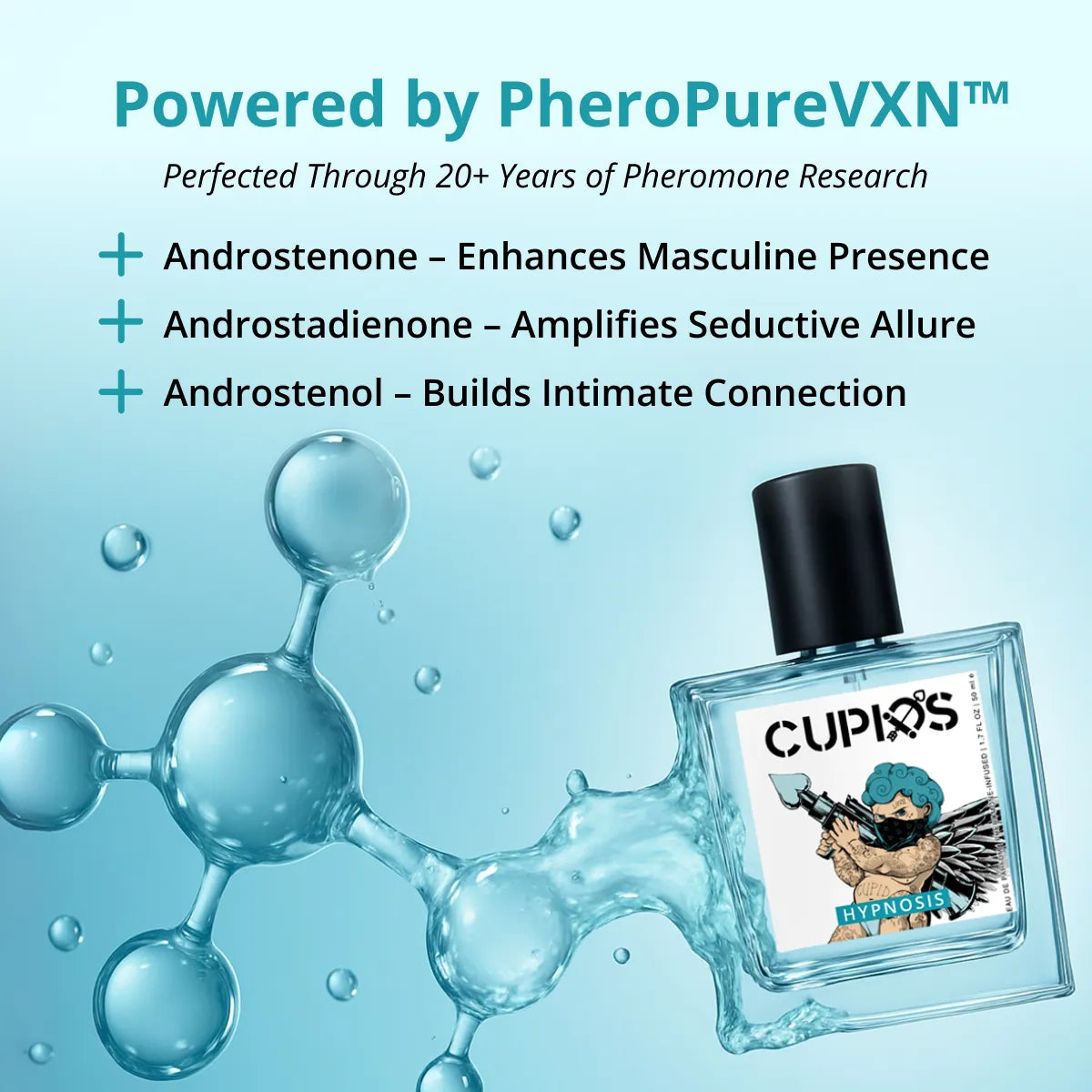 Turn Heads and Ignite Her Desire with Two Sprays of Cupids Hypnosis Cologne
