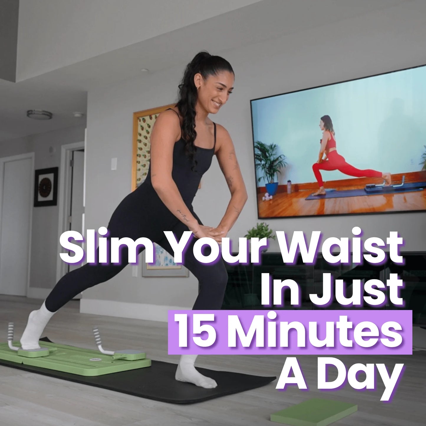 Portable Pilates Reformer + 90 Day Bootcamp