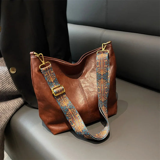 Vintage Leather Shoulder Bag