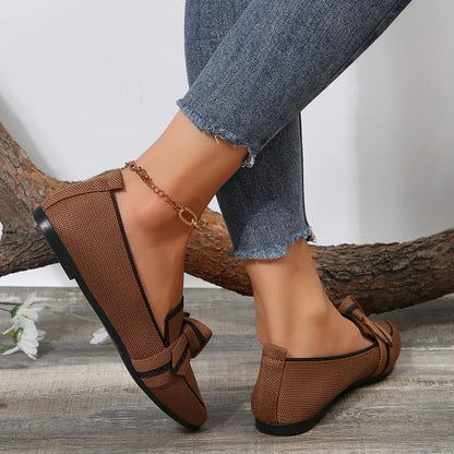 Lush Relaxed Flat Women's Knot Loafers