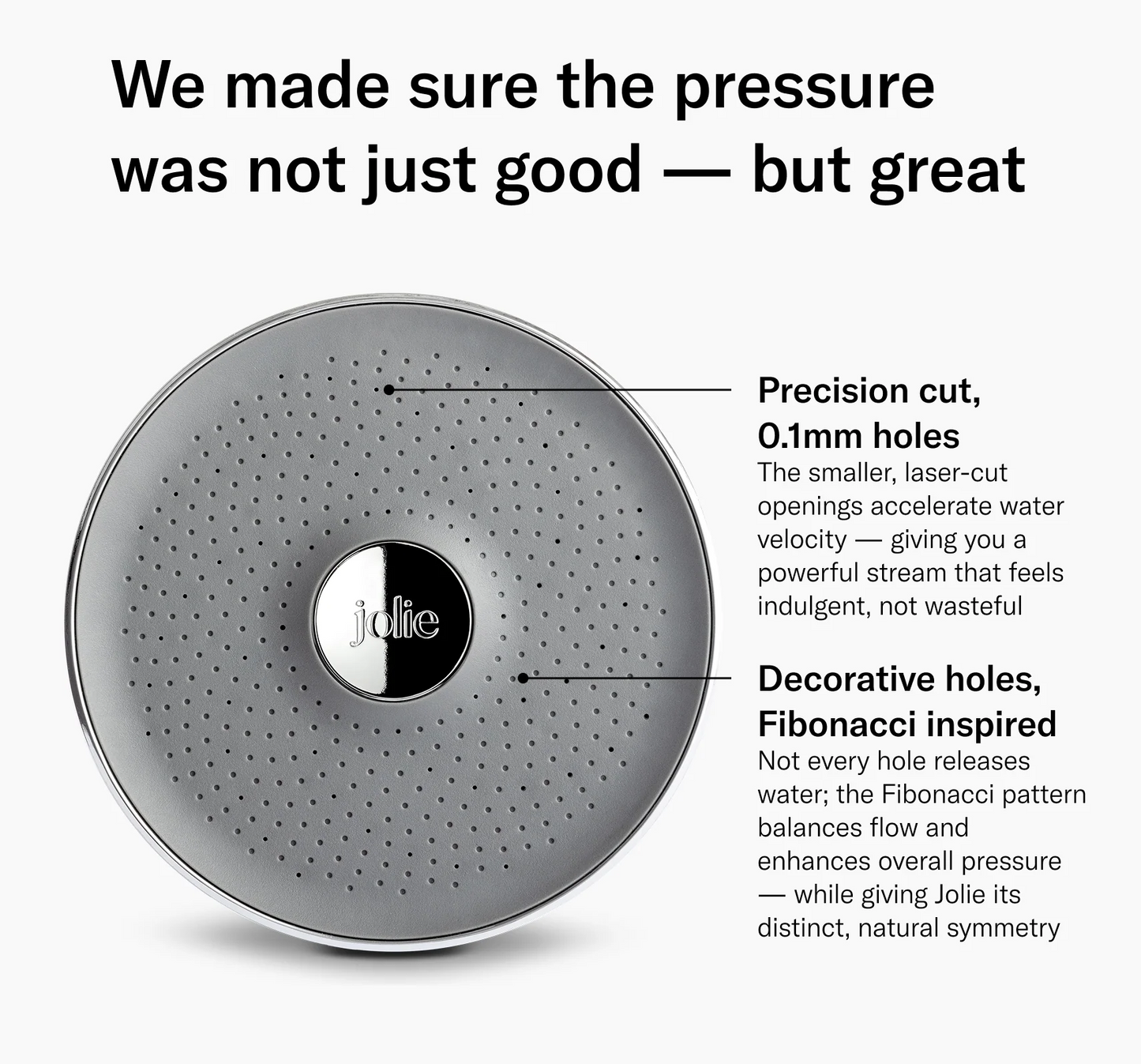 THE FILTERED SHOWERHEAD